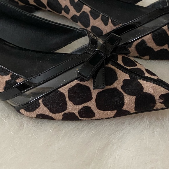 Michael Kors Collection Calf Hair Leopard Flats - Picture 7 of 12